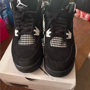 Jordan Black and White Sneakers